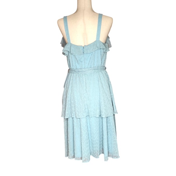 Gal Meets Glam Helena Blue Ruffle Dress Julia Berolzheimer | 8 - Picture 8 of 12